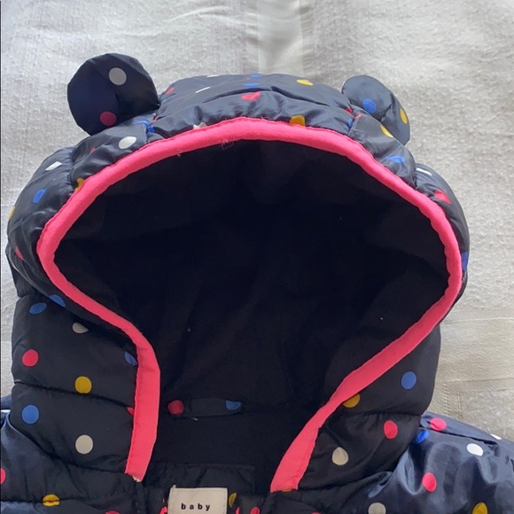 Baby Gap Polka Dot Puffer Jacket - Picture 4 of 5